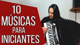 10 MÚSICAS para INICIANTES no ACORDEON #5 TUTORIGAITA - Bruna Scopel