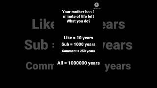 Your mother has 1 minute of life left - What you do?