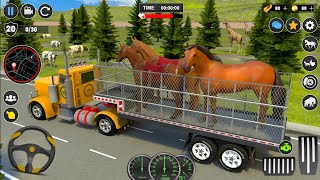 Animals Transporter Truck Simulator Game| Farm Animal Cargo Truck Game screenshot 5