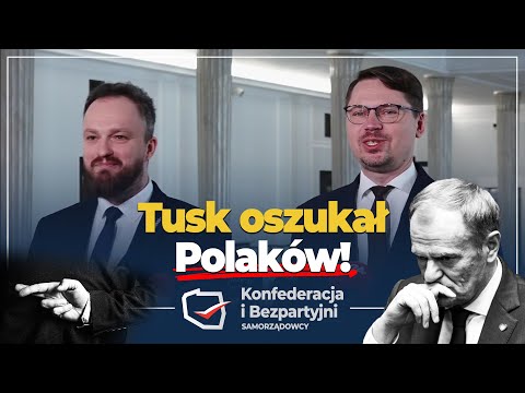 Tusk oszukał Polaków! #NaŻywo