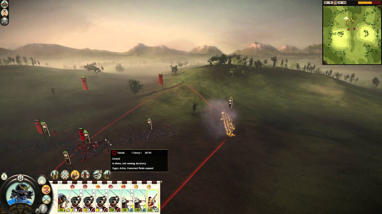 Total War Shogun 2 How to Use Matchlock Units YouTube