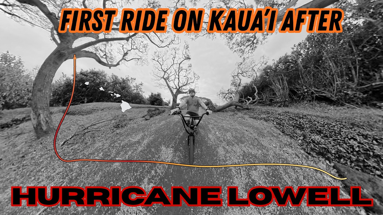 First Ride on Kaua'i After Hurricane Lowell