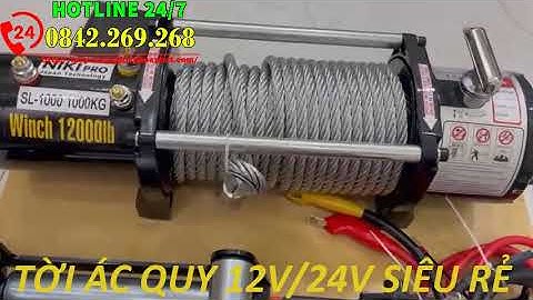 tời điện 12v.tời điện kéo xe 12v/24v.Tời kéo xe 24V giá siêu rẻ.Tời điện ác quy 12000lbs,6000lbs