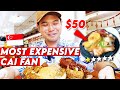 I tried singapores most expensive cai fan