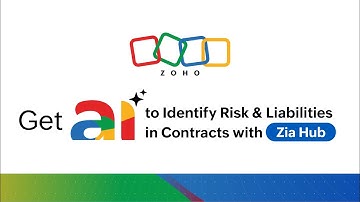 Identify Risks and Liabilities in Contracts with Zia Hub