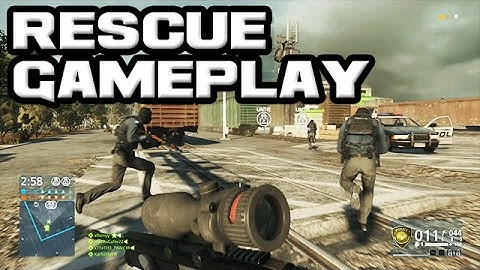 Battlefield Hardline - Rescue Mode Gameplay on Derailed