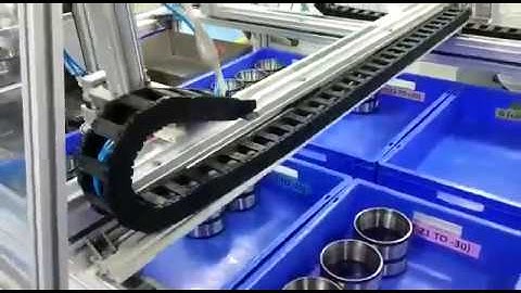 Wecon plc and HMI in auto sorting of bearing