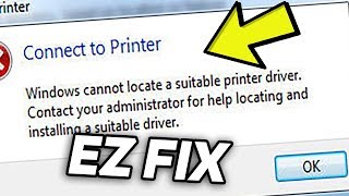 Fix: Windows cannot locate a suitable driver (100% working)