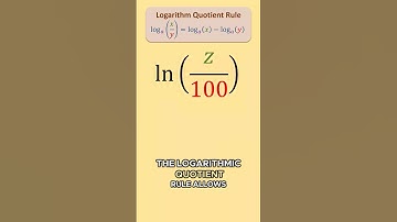 ▶️Refresh the Logarithmic Power, Product, and Quotient Rules