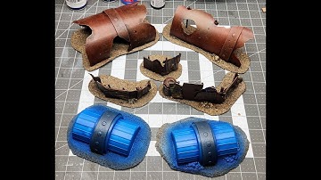 Scratch Built Shanty Scatter Terrain from trash. For sci-fi, apocalyptic wargaming & tabletop rpg