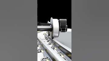 Railway Wheel at Right hand turnout Section #engineering #rail #3d #animation #railway