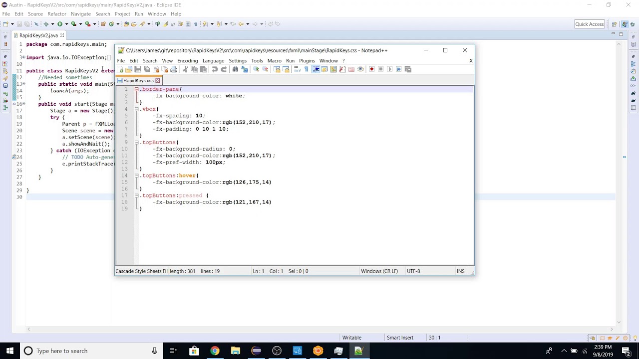Working on RapidKeys Version 2 (Typing Game) (Java Programming) will ...