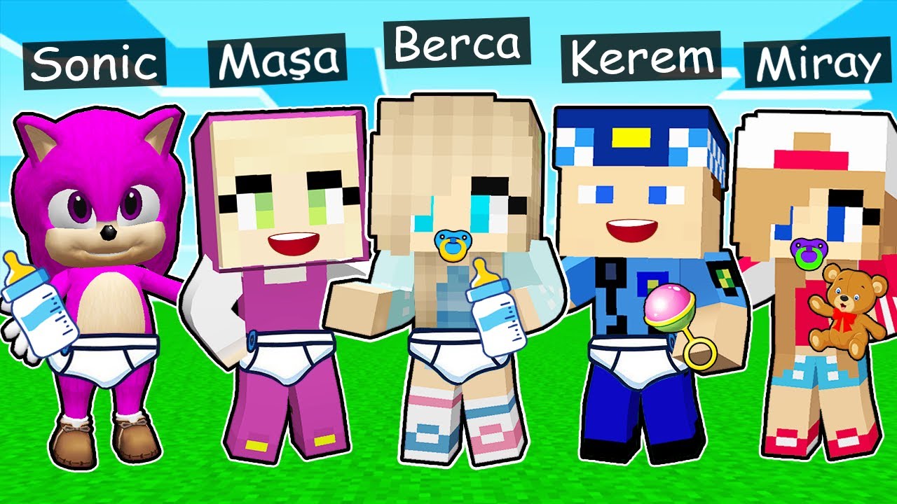 HERKES BEBEK OLDU! 👶 -Minecraft - YouTube