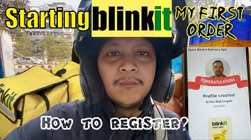 #blinkit Delivery in #guwahati How to Register & My first order #vlog || @RinkuJourney