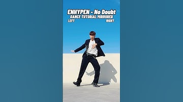 ENHYPEN - ‘No Doubt’ DANCE TUTORIAL MIRRORED ❤️‍🔥 #kpoptutorial