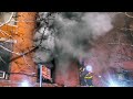 **1st Due Arrival RESCUES!** FDNY Battles Heavy Fire on 2nd Floor of a 5 Story [ MAN Box 1258 ]