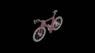 LEGO road bike rower szosowy Rennrad AutoCAD 3D