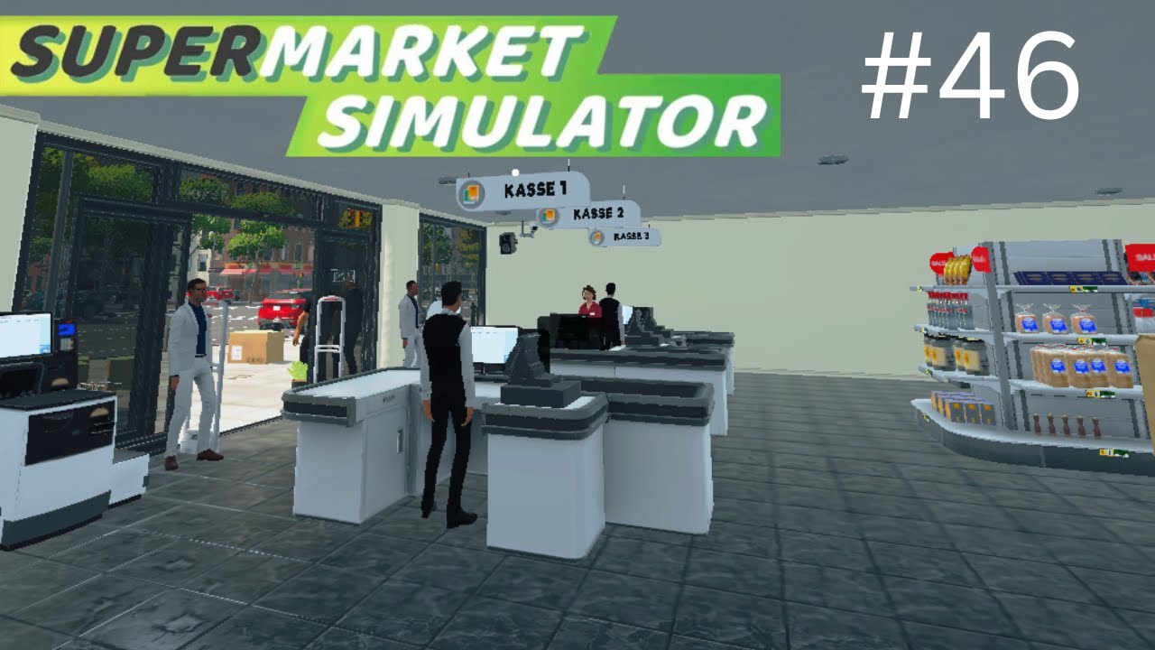 Let's Play Supermarkt Simulator #46 Deko Arbeiten im Laden (Deutsch)