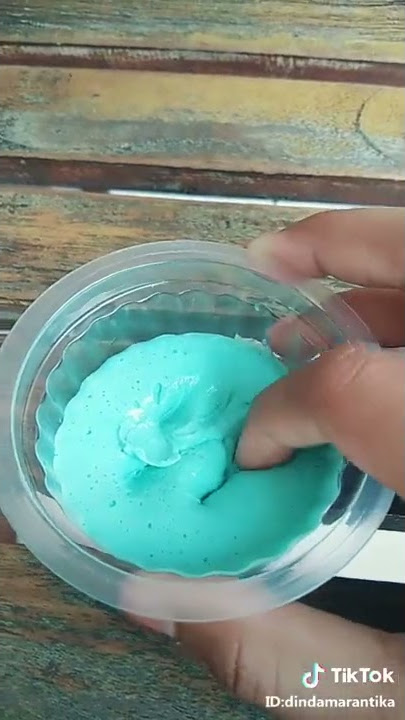 cara membuat slime dari shampo