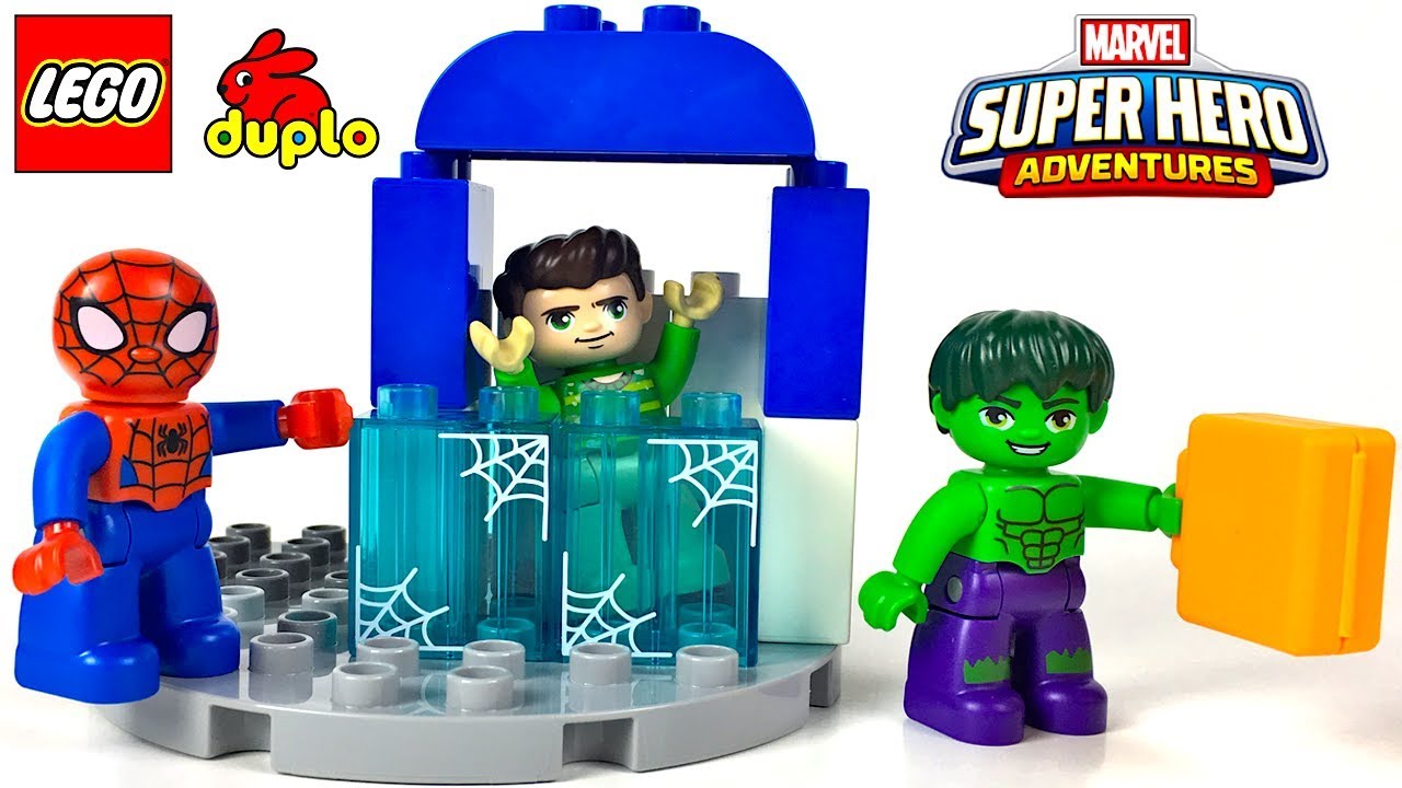 lego duplo spiderman and hulk