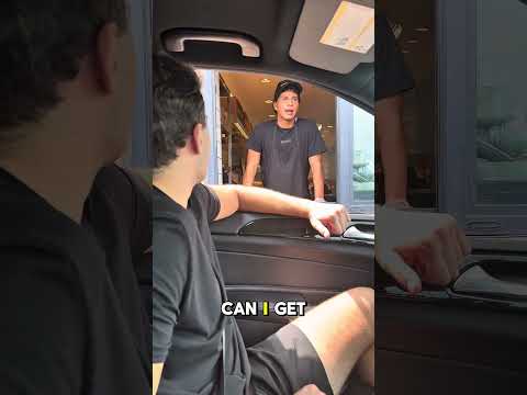 We suprised him with a free meal #wholesome #viral #shorts