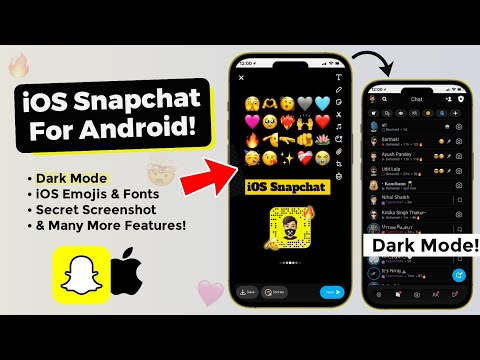 How To Get Ios Snapchat With Dark Mode On Android | Iphone Snapchat For Android *New Update*