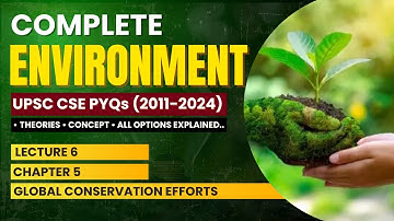 🔥Environment- 6🔥UPSC CSE PYQs 2011-2024  CH-5. Global Conservation Efforts  #upsc2025 #prelims2025
