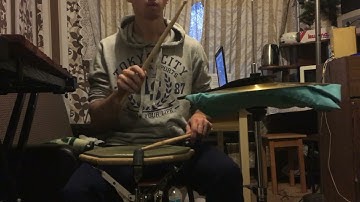 Работа по книге Jim Chapin   Advanced Techniques For The Modern Drummer Exercises 1. Темп - 110