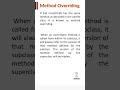 #method #overriding #learning #coding #java
