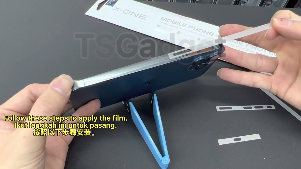 XOne Frame Protection for iPhone 12 & 13 Series - Installation Video (Tampin Super Gadget)