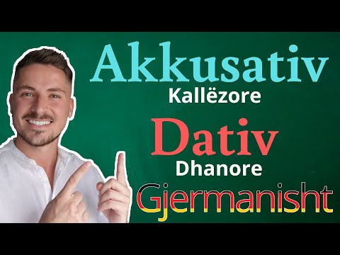 Video: Çfarë është dhanorja dhe kallëzore në gjermanisht?