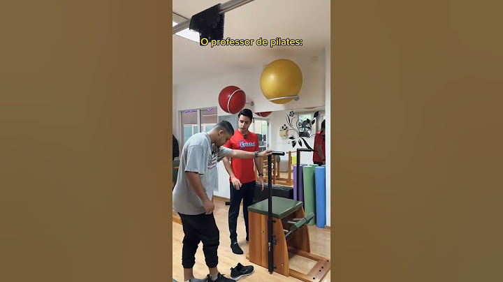 O professor de Pilates