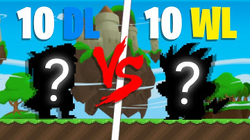 10DL VS 10WL SET CHALLENGE! (EN İYİ SETLER!) - Growtopia Türkçe