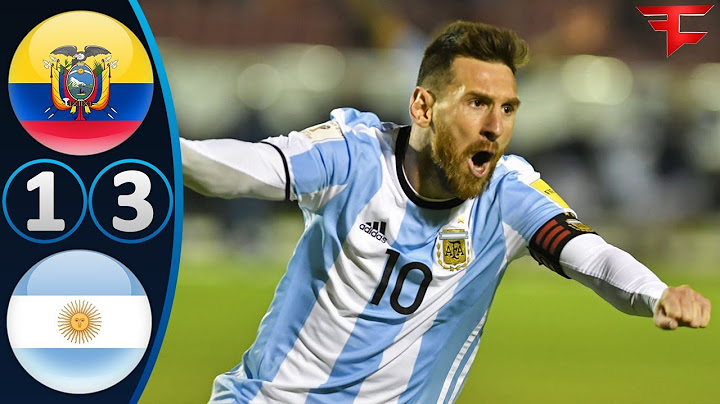 Ecuador vs Argentina 1-3 - All Goals & Highlights - 10/10/2017 HD