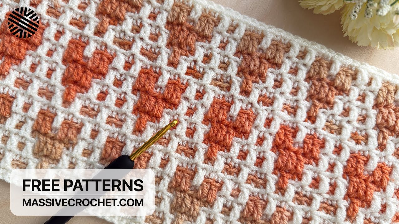 VERY EASY Crochet Pattern for Beginners!⚡️Crochet Stitch for Baby Blanket, Bag, Scarf & Sweater