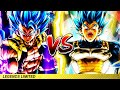 LF GOGETA BLUE VS LF SSBE VEGETA - Dragon Ball Legends