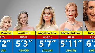 Real Heights of 300 Hollywood Actresses - How Tall Are They Really?
