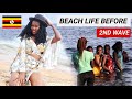 CRAZY Beach Life In Africa 2021! UGANDA/Road drive through Entebbe Express Highway!(New developments