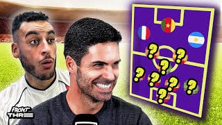 MIKEL ARTETA plays 'GUESS THE XI' and shows his FOOTBALL KNOWLEDGE