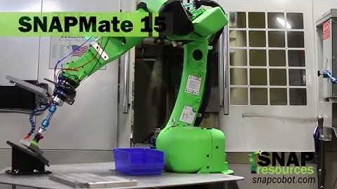 Robotic CNC Machine Tending Load and Unload