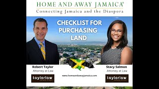 Checklist for Purchasing Land in Jamaica