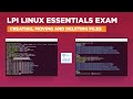 LPI Linux Essentials Exam - Creating, Moving and Deleting Files