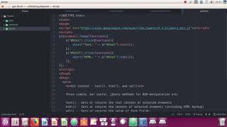 5.6 - Get Html Element Content and Attributes using jQuery methods