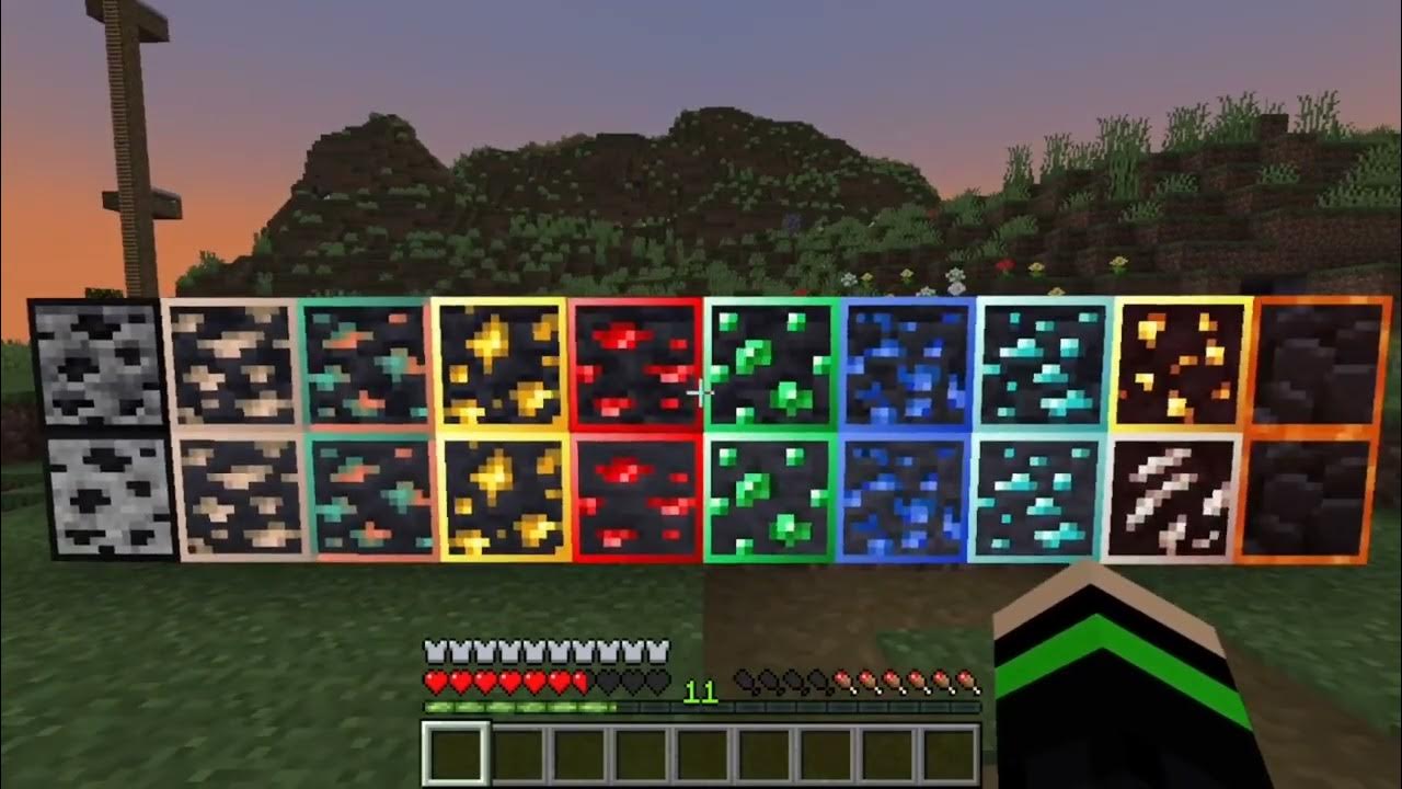 Glowing ore resource pack for minecraft 1 20 youtube