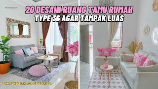 20 Desain Ruang Tamu Rumah Type 36 Agar Tampak Luas