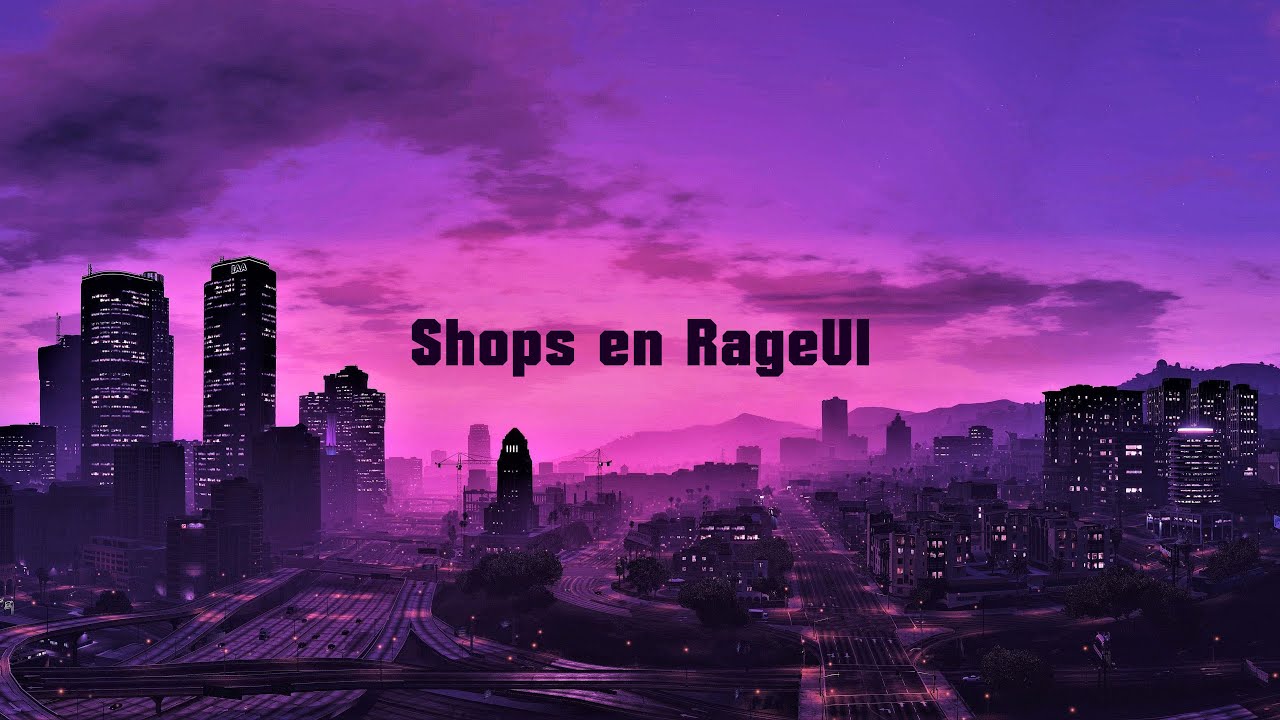 [FiveM] Skay_Shop RageUI ( Supérette )