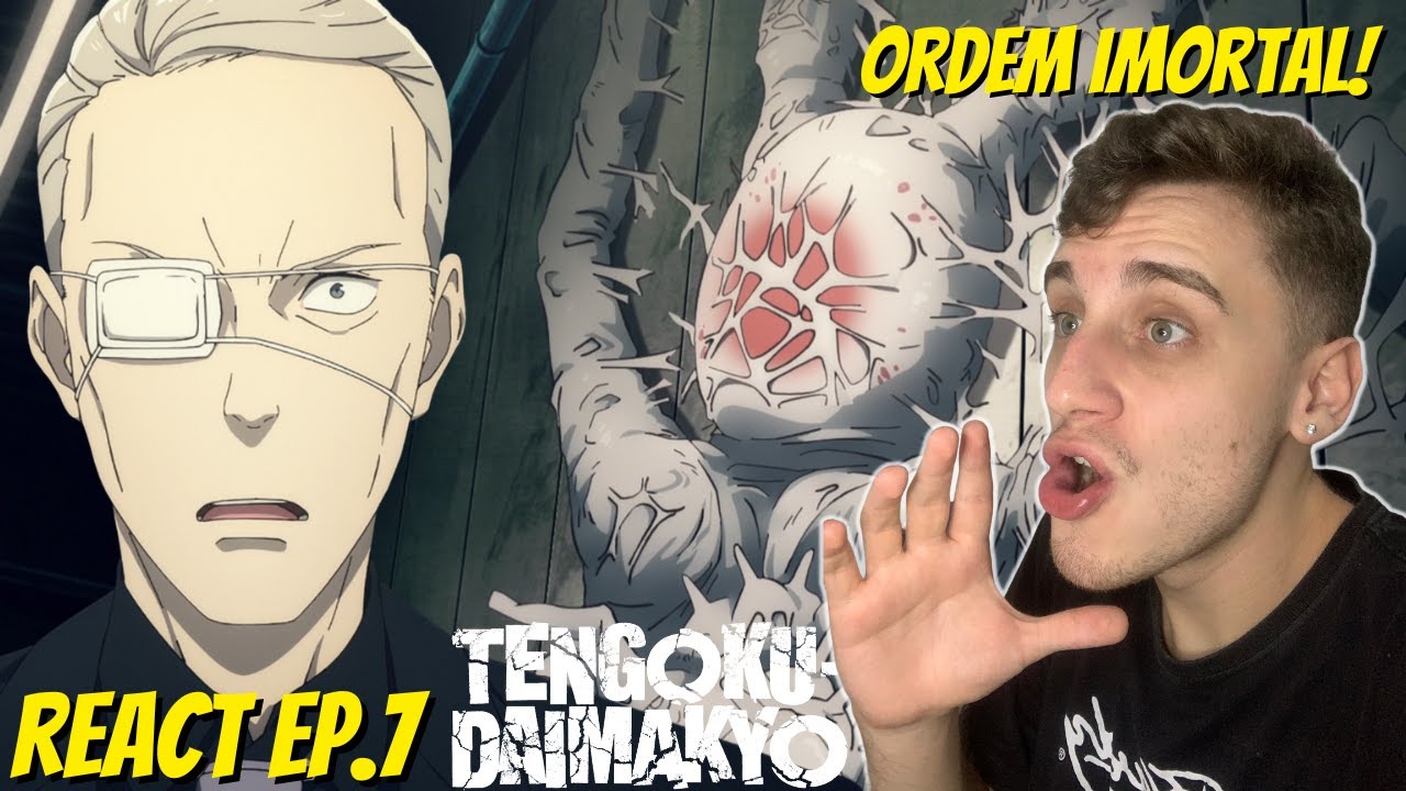 A ORDEM IMORTAL e o DR.USAMI!! REACT TENGOKU DAIMAKYOU EP.7 