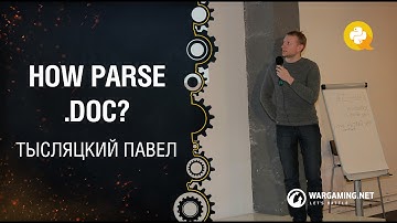 How parse .doc / Павел Тысляцкий / Lightning Talk [Python Meetup 27.02.15]
