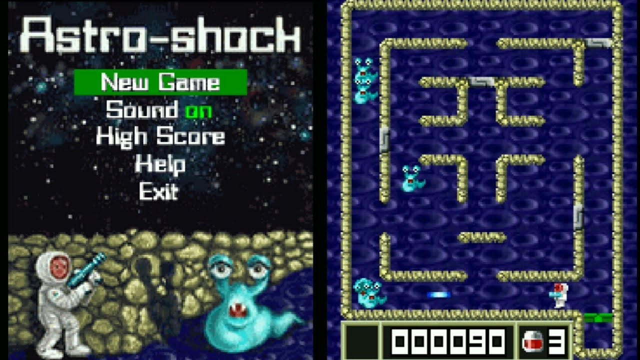 ASTRO SHOCK JAVA GAME WALKTHOUGH GAME PLAY - YouTube