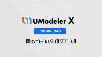 UModeler X : How to Install Trial Version